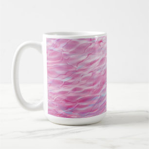 Abstract golvend patroon koffiemok