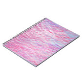 Abstract golvend patroon notitieboek (Linkerzijde)