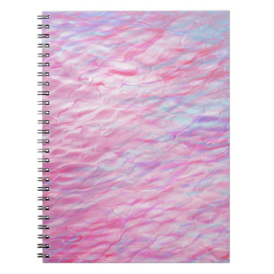 Abstract golvend patroon notitieboek