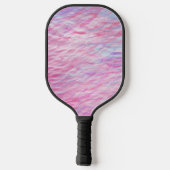Abstract golvend patroon pickleball paddle (Achterkant)
