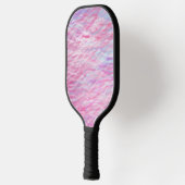 Abstract golvend patroon pickleball paddle (Links)
