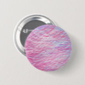 Abstract golvend patroon ronde button 5,7 cm (Voorkant /achterkant)