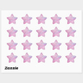 Abstract golvend patroon ster sticker (Vel)