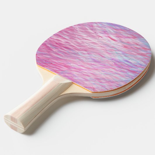 Abstract golvend patroon tafeltennisbatje (Voorkant Gekanteld)