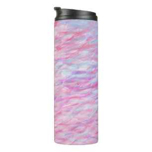Abstract golvend patroon thermosbeker