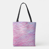 Abstract golvend patroon tote bag (Achterkant)
