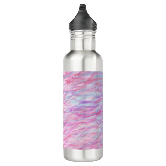 Abstract golvend patroon waterfles  (Rechts)