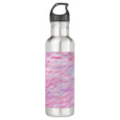 Abstract golvend patroon waterfles (Voorkant)