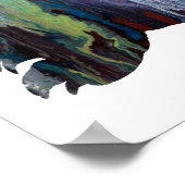 Abstract Gopher silhouette Poster (Hoek)