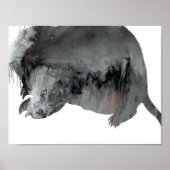 Abstract Gopher silhouette Poster (Voorkant)