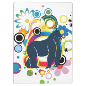 Abstract Gorilla-klembord Klembord (Achterkant)