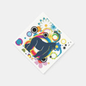 Abstract Gorilla Paper Napkins Servetten (Hoek)