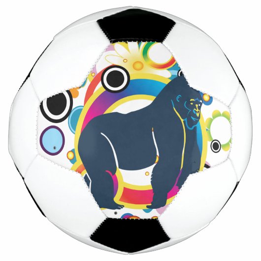 Abstract Gorilla-Voetbal Voetbal (Voorkant)