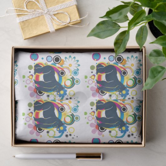 Abstract Gorilla-weefselpapier Tissuepapier (Geschenk)