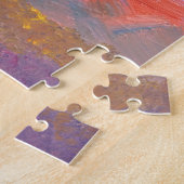Abstract - Gouache - Mooie weiden 1 van 2 Legpuzzel (Zijkant)