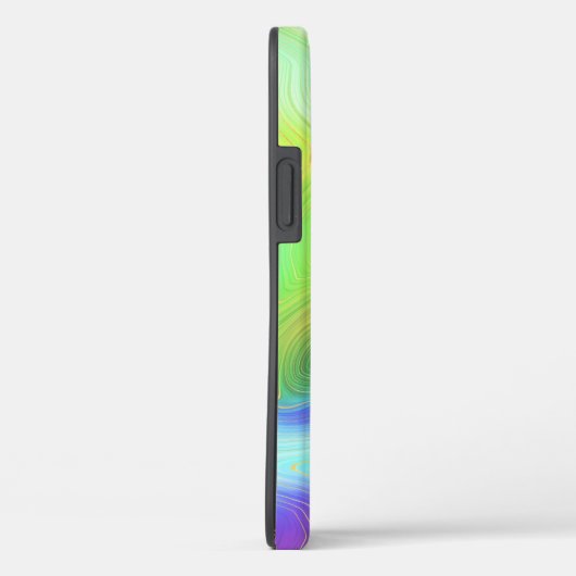 Abstract goud en regenboog Case-Mate iPhone case (Achterkant / Rechts)