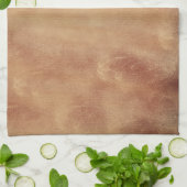 Abstract goud- en rustkunst theedoek (Gevouwen)