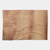 Abstract goud- en rustkunst theedoek (Horizontaal)