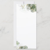 Abstract Goud Gedempt Sage Groen (Achterkant)