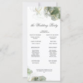 Abstract Goud Gedempt Sage Groen (Achterkant)