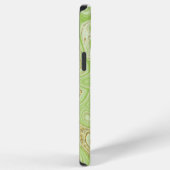 Abstract Goud Glitter Groen Chic Stijlvol iPhone Hoesje (Rechterkant)