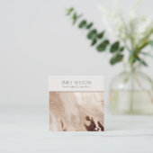 Abstract Goud Ketting Band beeldscherm Vierkante Visitekaartje (Staand voorkant)