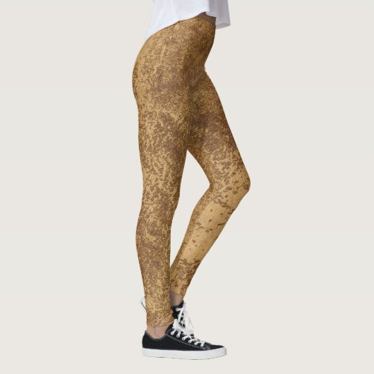 Abstract goud leggings (Rechts)
