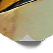 Abstract goud metaal ontwerp poster (Hoek)