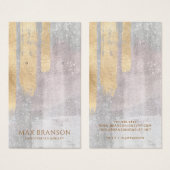 Abstract Goud Roze Oorbel Sieraden Display Kaarten Visitekaartje (Voorkant /achterkant)