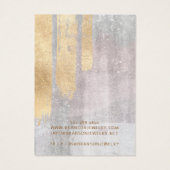 Abstract Goud Roze Sieraden Designer Display Kaart (Achterkant)