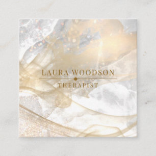 Abstract Goud Visitekaartje