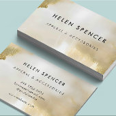 Abstract Goud Wit Visitekaartje