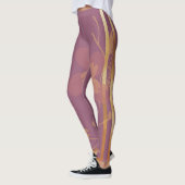 Abstract goudbloem leggings (Links)