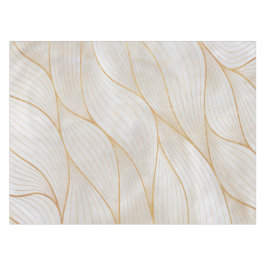 Abstract gouden bladeren kunstwerk | Tafelkleed