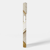 Abstract gouden en beige geometrisch patroon Case-Mate iPhone case (Achterkant / Rechts)