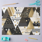 abstract gouden en zwarte driehoeken tissue papier (Craft)
