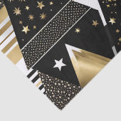 abstract gouden en zwarte driehoeken tissue papier (Detail)