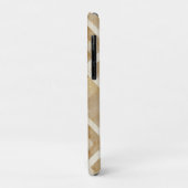 Abstract gouden geometrisch patroon met metaalglan Case-Mate iPhone case (Achterkant/links)