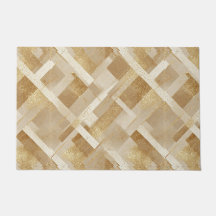 Abstract gouden geometrisch patroon met metaalglan