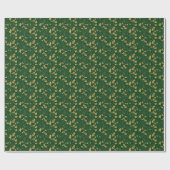 Abstract Gouden Hulst Cadeaupapier (Vlak)