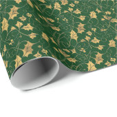 Abstract Gouden Hulst Cadeaupapier (Rol Hoek)
