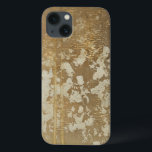 Abstract gouden schilderen met zilverspeckers iPhone 13 hoesje<br><div class="desc">Megan Meagher creëerde dit abstracte goudschilderij met zilveren spetters. Een zeer hedendaags stuk,  kunstliefhebbers zouden dit stuk aan hun collectie ASAP moeten toevoegen!</div>