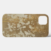 Abstract gouden schilderen met zilverspeckers Case-Mate iPhone case (Achterkant (horizontaal))