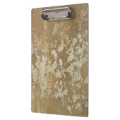 Abstract gouden schilderen met zilverspeckers klembord (Links)