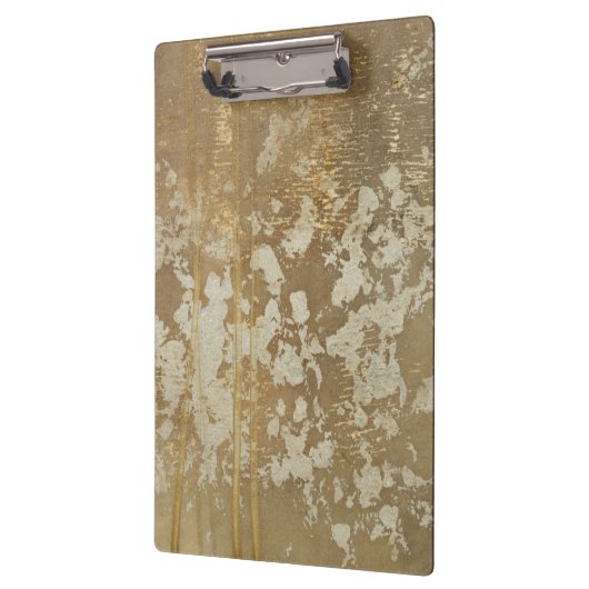 Abstract gouden schilderen met zilverspeckers klembord (Links)