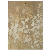 Abstract gouden schilderen met zilverspeckers klembord (Achterkant)