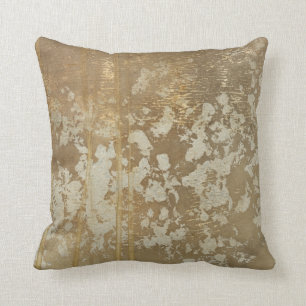 Abstract gouden schilderen met zilverspeckers kussen
