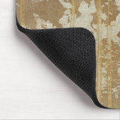 Abstract gouden schilderen met zilverspeckers muismat (Hoek)