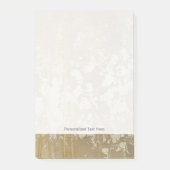 Abstract gouden schilderen met zilverspeckers post-it® notes (Voorkant)
