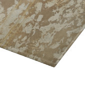 Abstract gouden schilderen met zilverspeckers snijplank (Hoek)